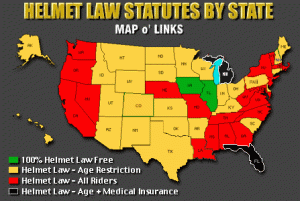 Helmet Law Map