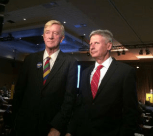 Bill Weld - LP VP Nominee (Left) and Gary Johnson LP POTUS Nominee (Right)