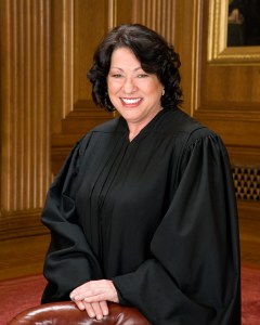 Official Portrait of United States Supreme Court Justice Sonia Sotomayor Click for Biography